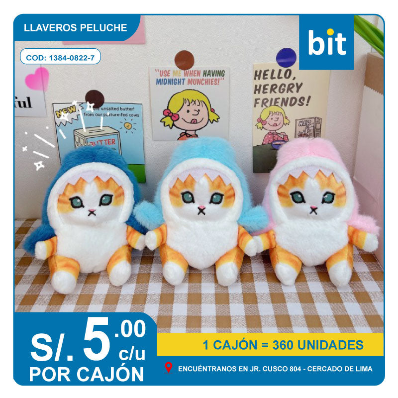 📦 LLAVERO DE PELUCHE COD:  1384-0822-7 -- CJN  360 UNDS