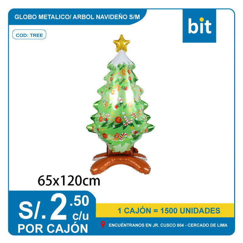 📦 GLOBO METALICO ARBOL NAVIDE?O 16 -- CJN  1500 UNDS