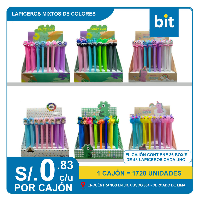 C02-LAPICEROS MIXTOS