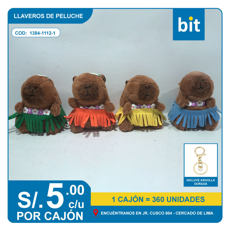 📦 LLAVERO DE PELUCHE COD: 1384-1112-1 -- CJN 360 UNDS