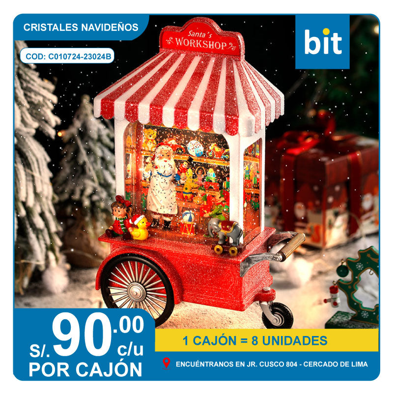 📦 ADORNO NAVIDE?O DE RESINA COD: C010724-23024B -- CJN  8 UNDS