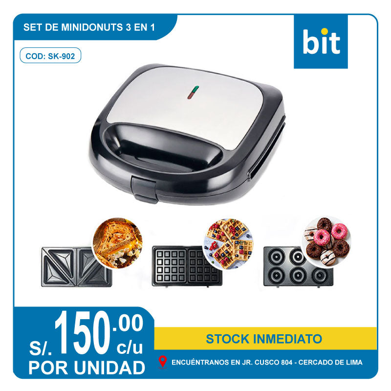 C02-SET DE MINIDONUTS 3 EN 1 COD SK-902 venta por unidad