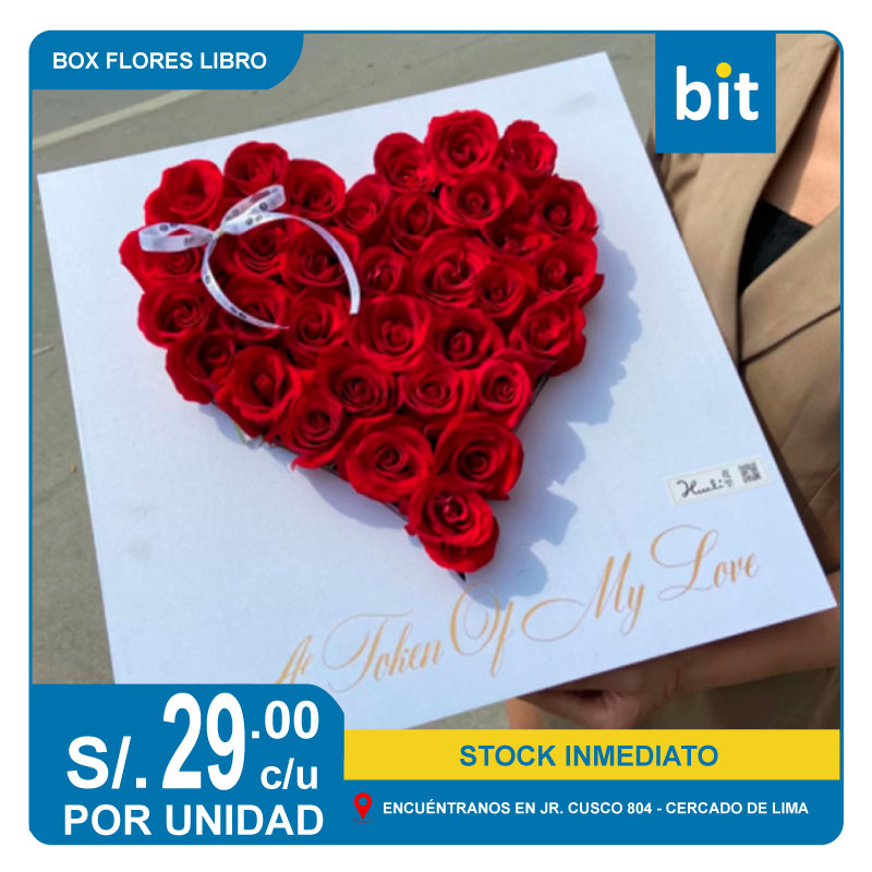 C02-BOX FLORES LIBRO - STOCK INMEDIATO