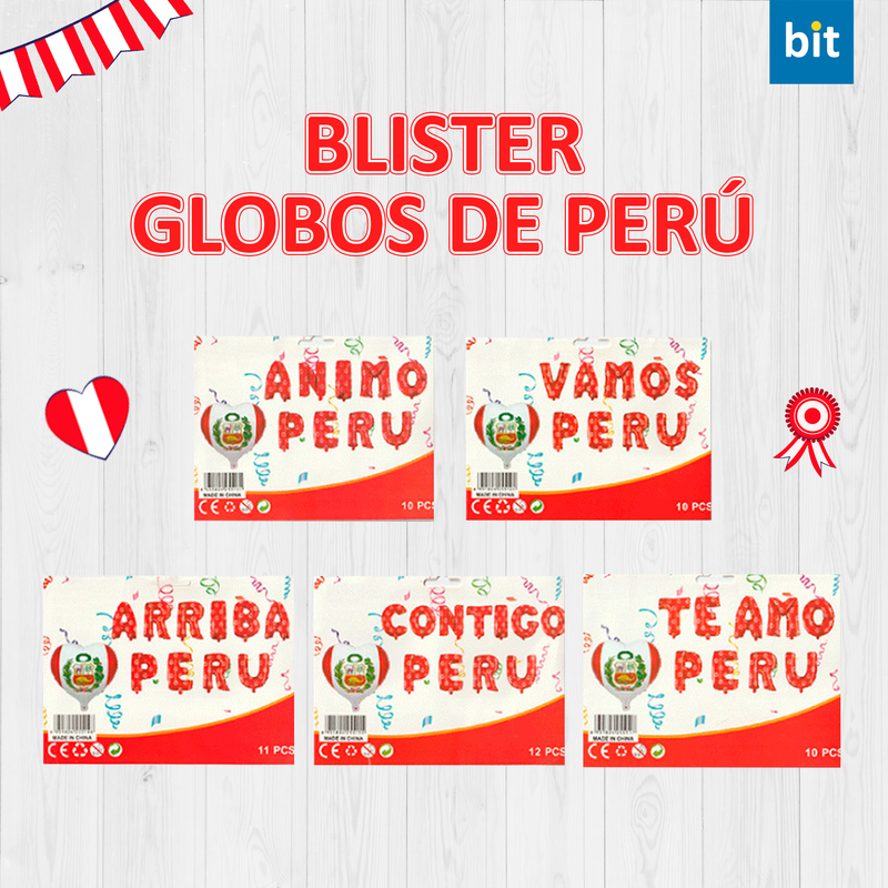 C02-BLISTER DE GLOBOS DE PERÚ