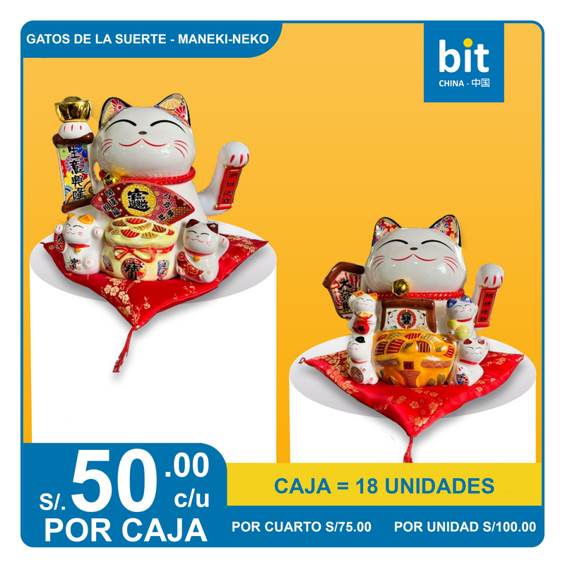 C02-GATO DE LA SUERTE - MANEKI-NEKO - PEQUEÑO 22100 3